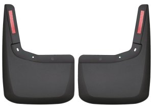 Ford F-150 Mud Guards - Rear - Husky Liners - FormFit Design - Black - `21-`23
